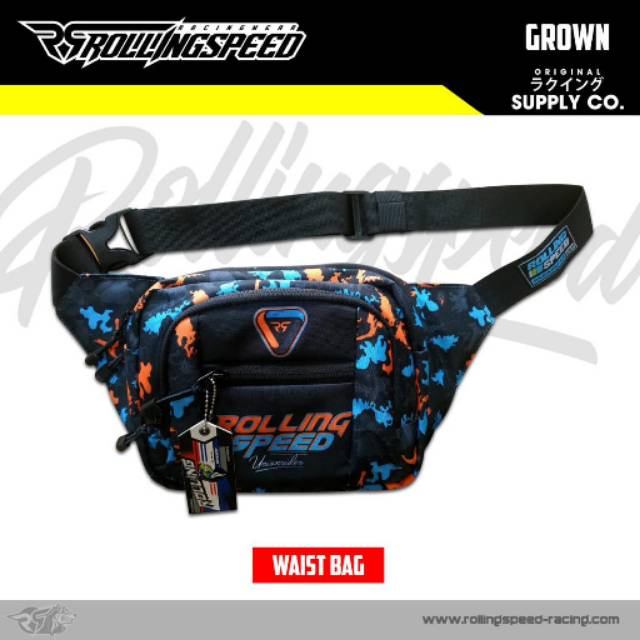 WAISTBAG GROWN ROLLING SPEED idr 200.000