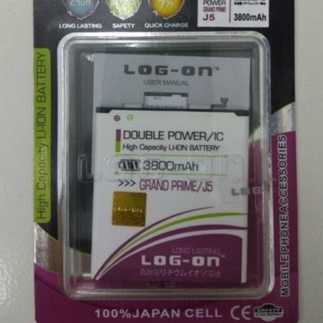 Baterai double power Samsung J2 Prime / Samsung J5 / Grand Prime