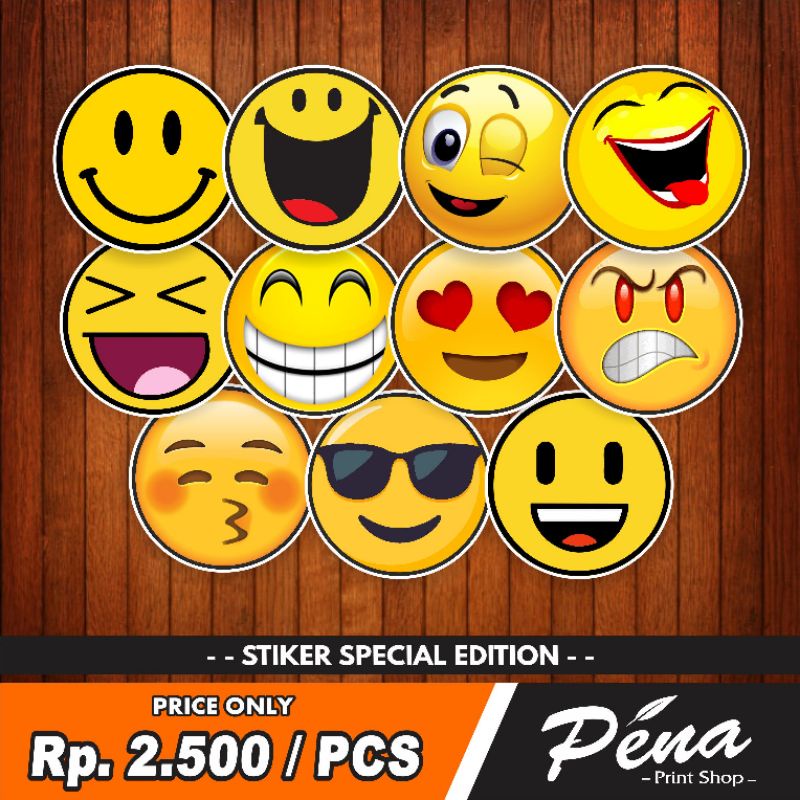 

Sticker Stiker Emoticon Karakter Ekspresi Lucu Smile Kiss Love