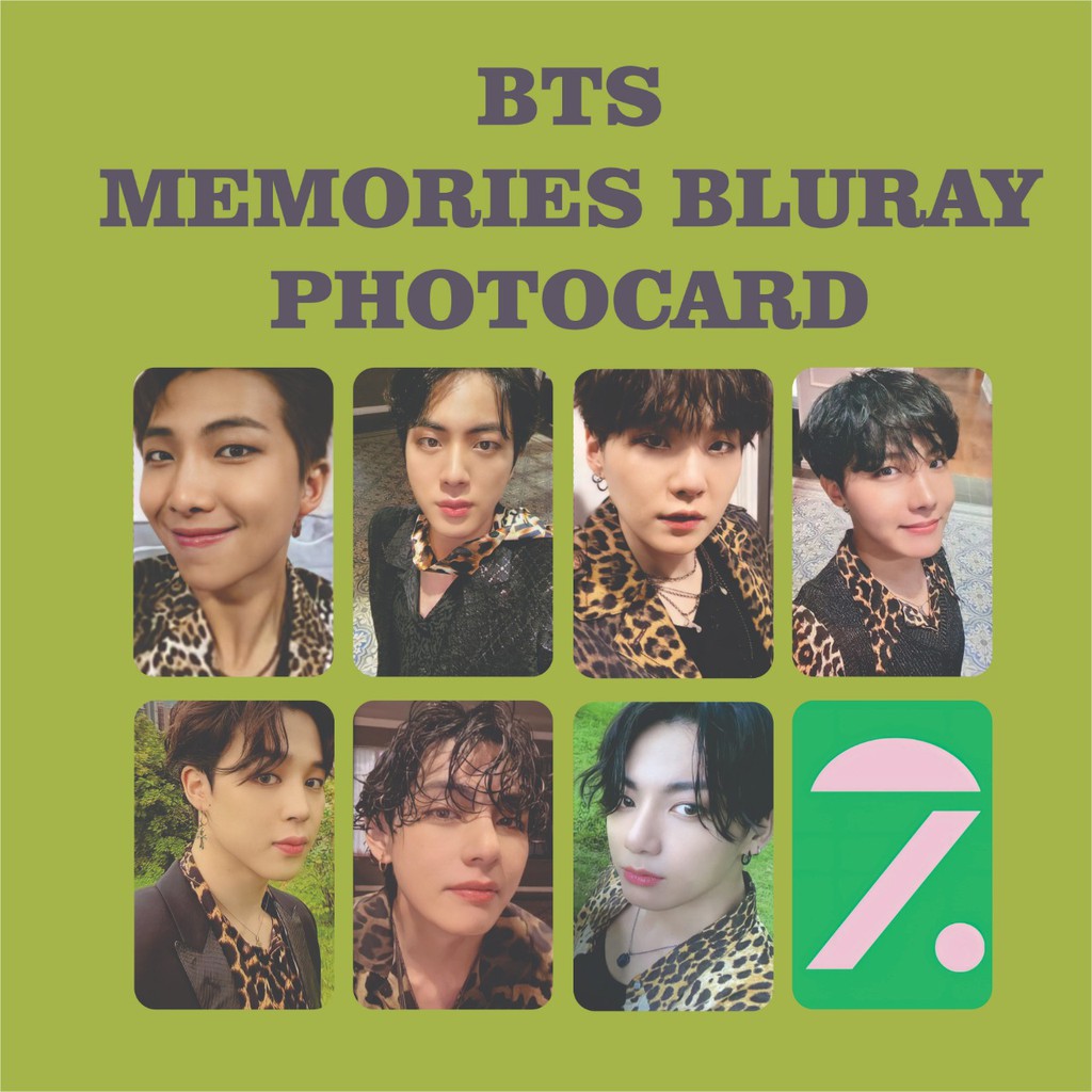 BTS MEMORIES 2020 BLURAY PHOTOCARD