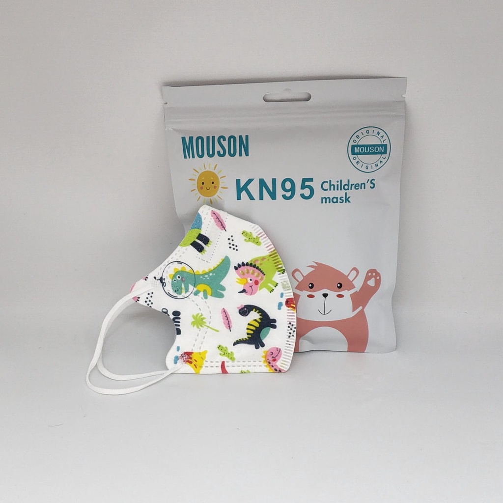 Masker Anak KID KN95 Mouson 5D 5 Ply. Masker KN 95 Anak KID Mouson 5D