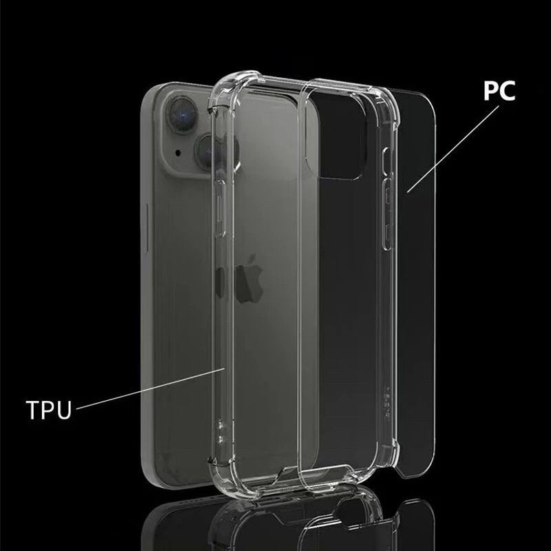 GROSIR CRACK FUZE ANTI SHOCK ABSORPTION ORIGINAL IPHONE 13 MINI PRO MAX 11 12 X XR XS MAX 6 7 8 CASE TRANSPARAN