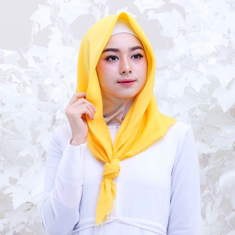 Helen_shop86  Jilbab Rawis  Kerudung Saudi  Hijab Saudia Rawis  Segiempat Katun Polos