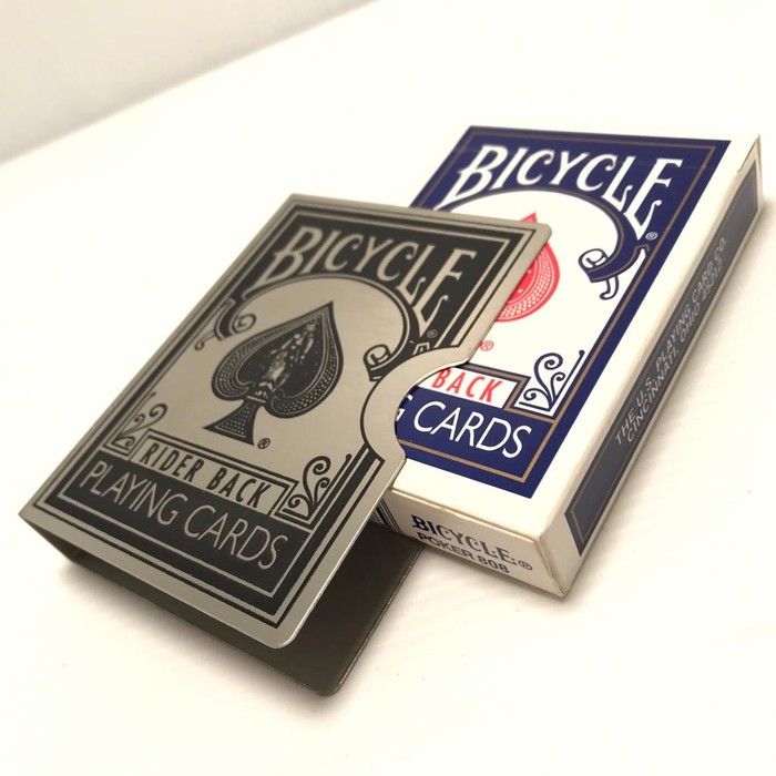 

Card clip (Stainless steel) kartu Bicycle - Stainless Metal
