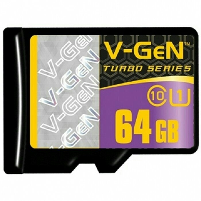 V-gen Micro SD Vgen 64GB Class 10 TURBO SERIES Memory Card ORIGINAL