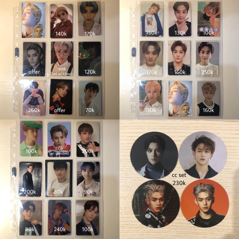 [BACA DESKRIPSI] PC CC NCT 127 Dream WayV SuperM Official Photocard Circle Card Taeyong Doyoung Jung