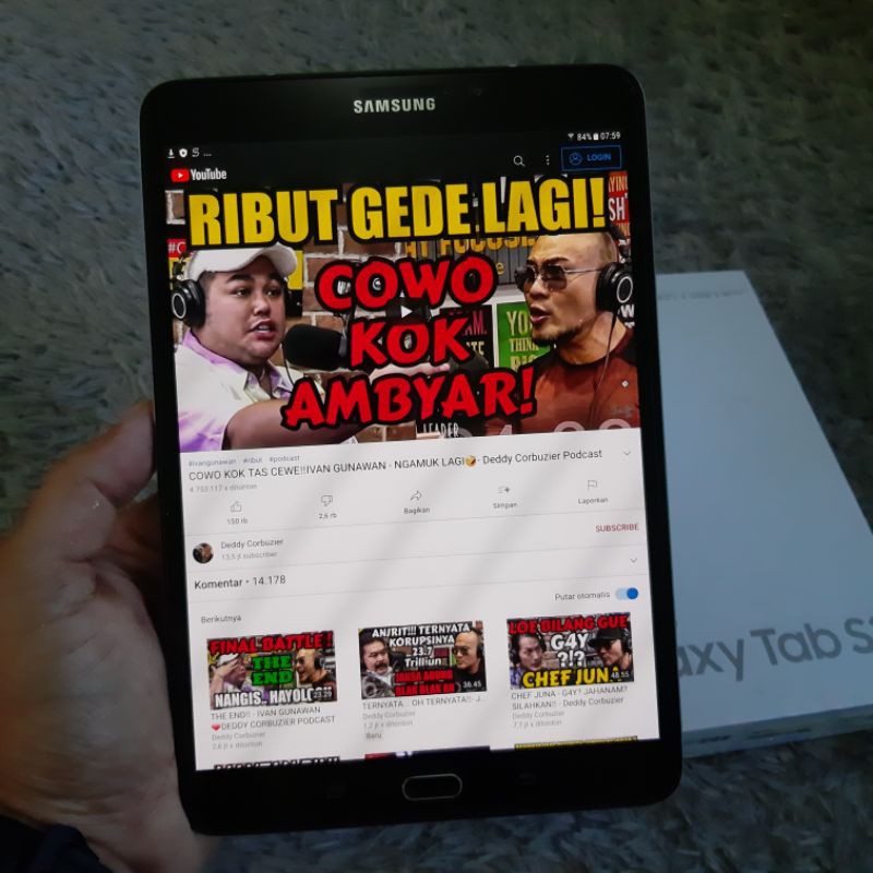 Samsung Tab S2 8inch 3/32gb T713 wifi only second mulus