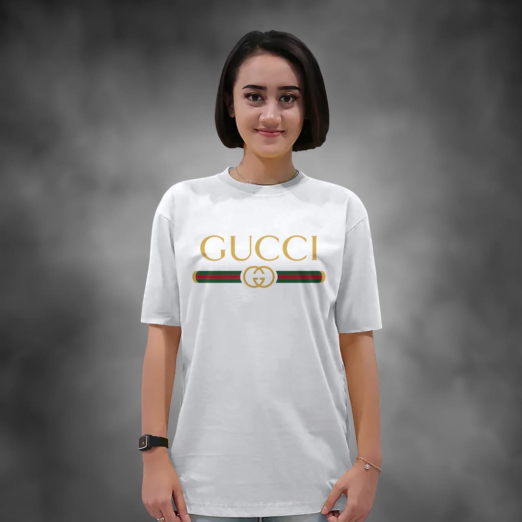 Kaos Wanita Lengan Pendek Gc Warna Hitam