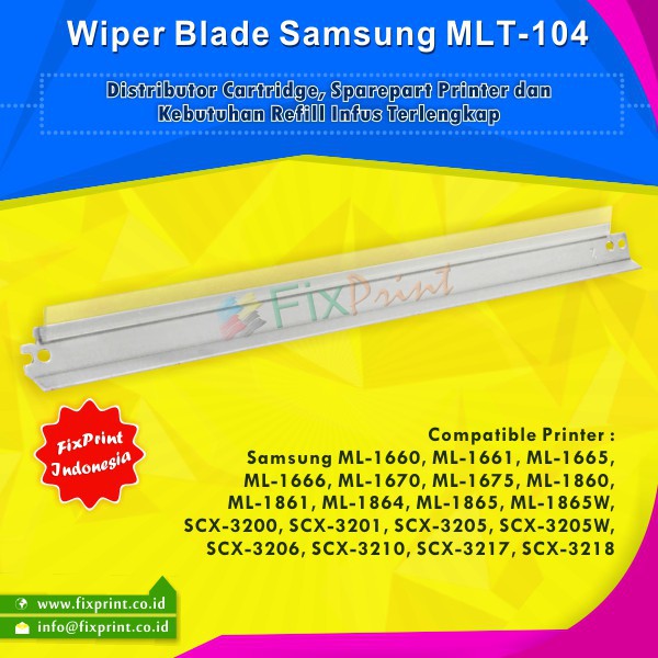 Wiper Blade MLT-104 MLT-D104S MLT-D1042S Printer Samsung ML-1660 ML-1661 ML-1665 ML-1666 SCX-3200