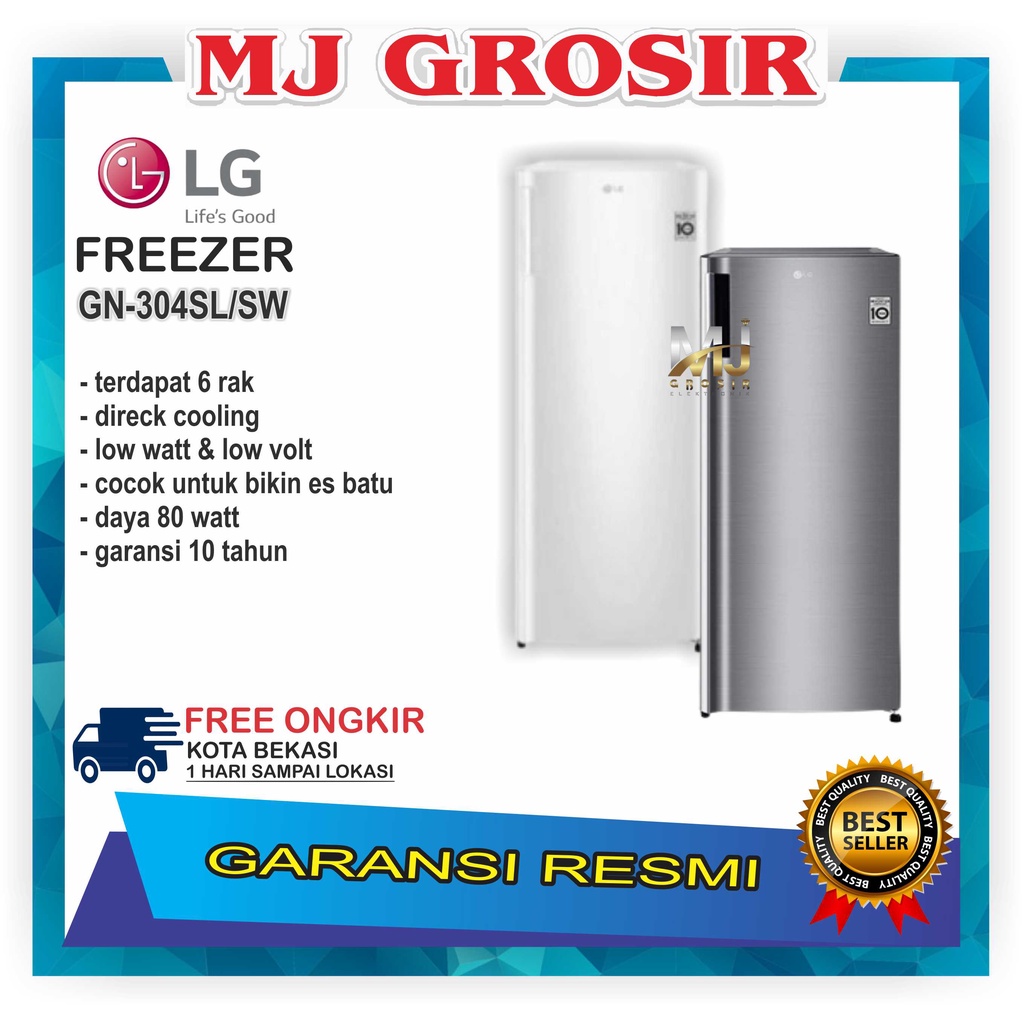 LG FREEZER GN IN 304 SL/SW 6 RAK FREESER ES BATU ASI DLL