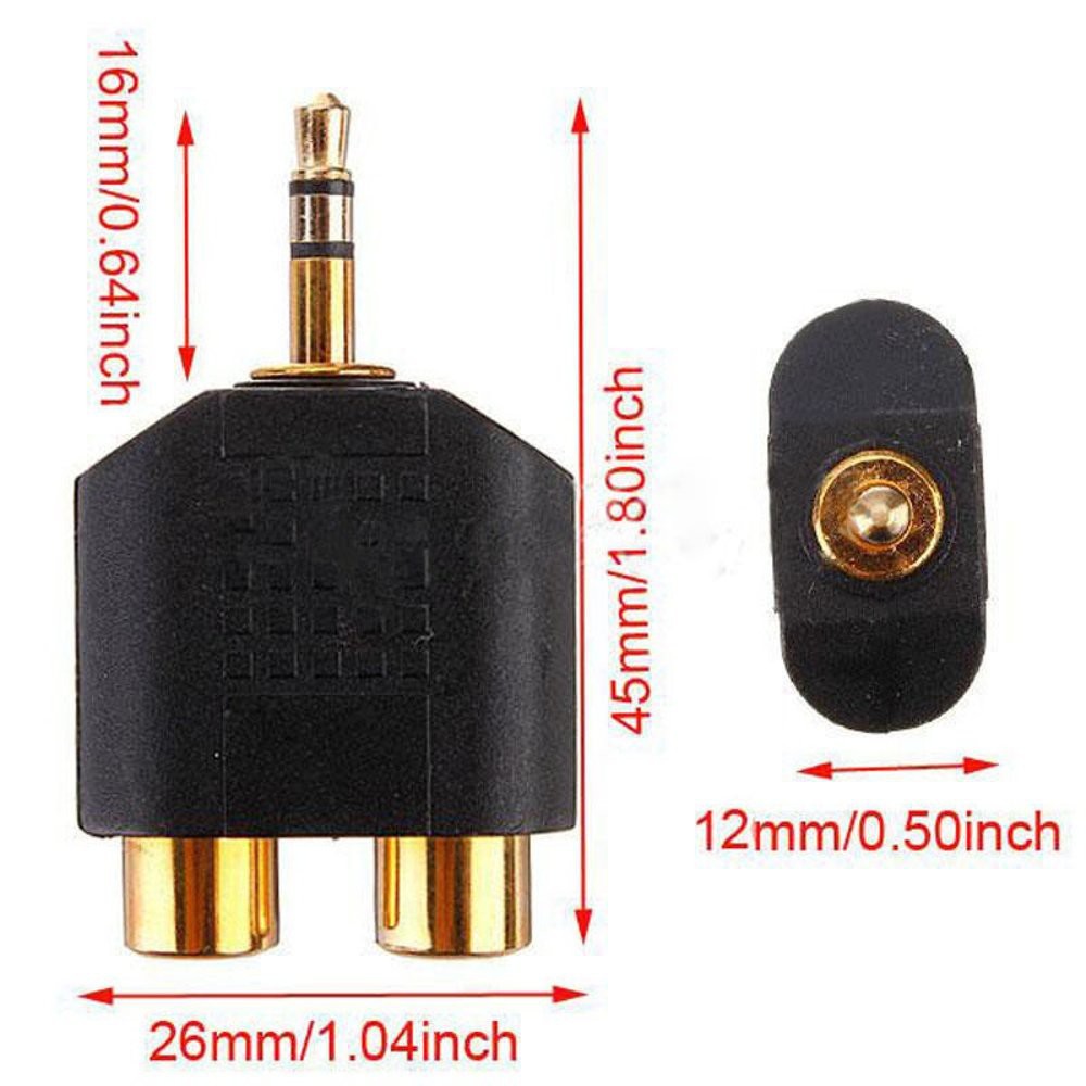 RCA TO JACK MINI STEREO 3,5 mm