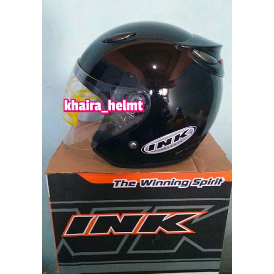 HELM INK SUPER TOP PREMIUM-hitam