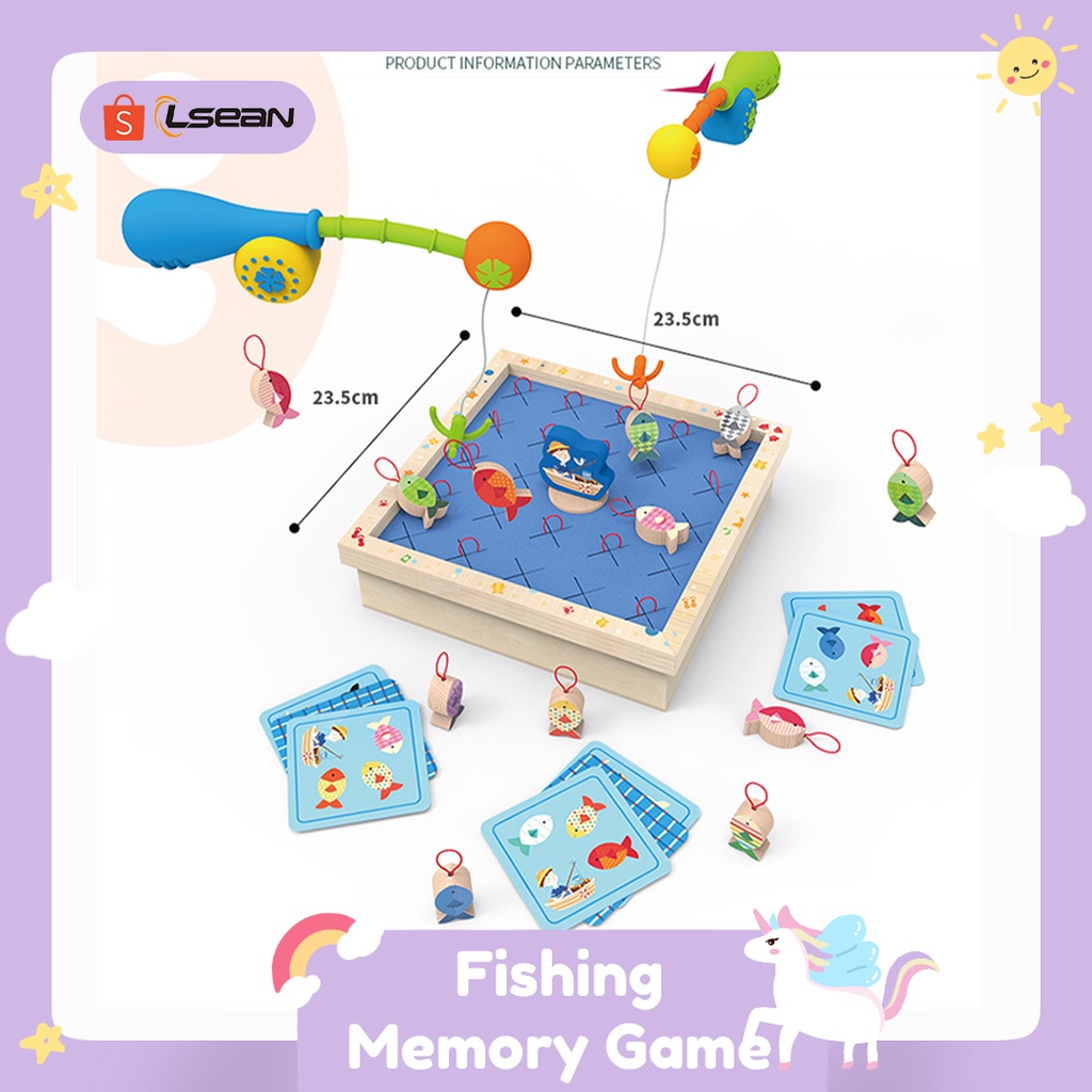 MAINAN PANCING ANAK | FISHING WOODEN TOY