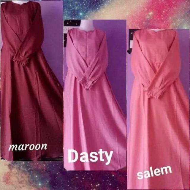 Gamis polos Balotelli grade A