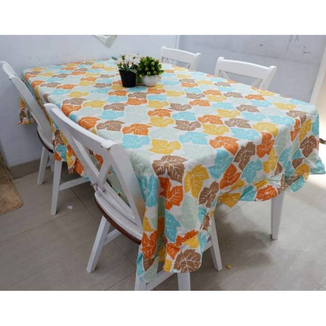 Murah Taplak Meja Makan Rempel Motif Cantik