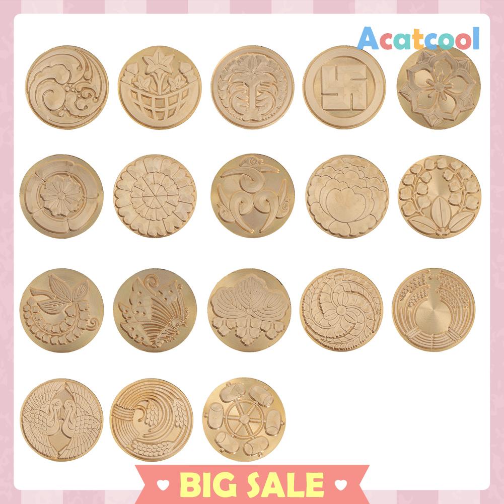 Stempel Segel Lilin Motif Retro Bahan Metal Untuk Dekorasi Scrapbook