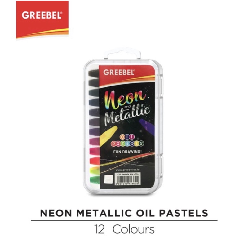 

CRAYON GREEBEL 12 WARNA NEON / OIL PASTEL GREEBEL 12 WARNA NEON