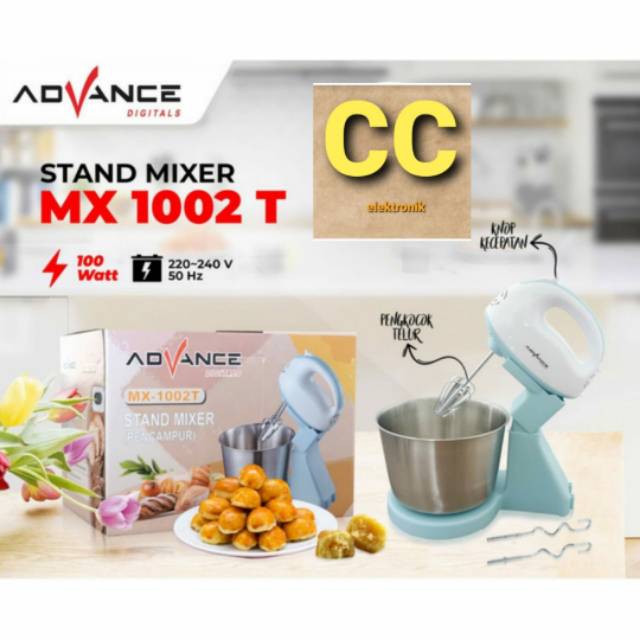 ADVANCE WAFFLE MAKER PEMANGGANG ROTI ADVANCE SW-101 SW101 SW 101 SW - 101 / STAND MIXER ADVANCE MX 1002T MX1002T