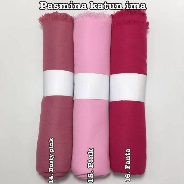 Pashmina katun Ima Rawis / Pashmina Rawis Katun Ima Jepang ORI