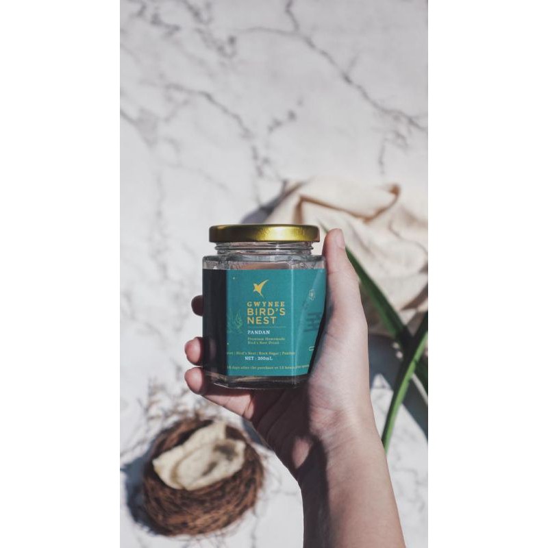 

Gwynee Birdnest - Pandan - Minuman Sarang Burung Walet Asli 100%