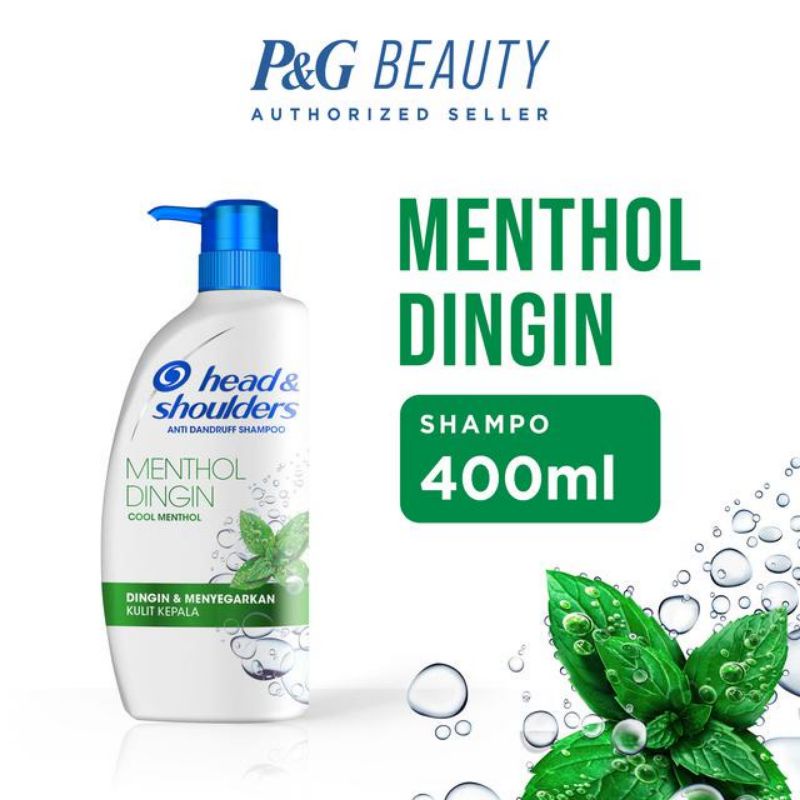 Head &amp; Shoulders  Shampoo Bersih Harum / Lemon Fresh / Cool Menthol 400ml