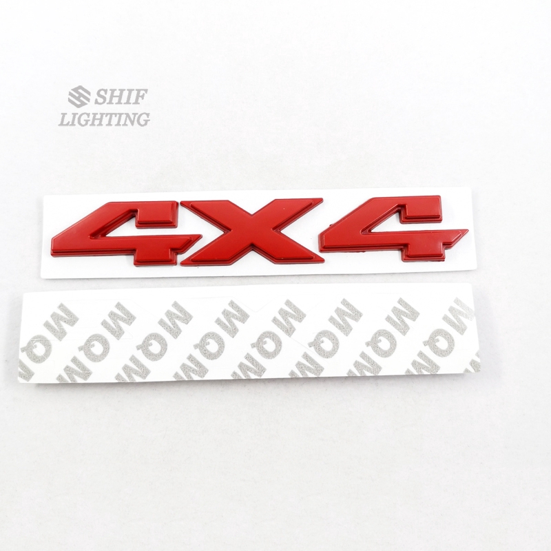 1x Stiker Emblem Badge Logo Bagasi Belakang Mobil 4 x 4 4x4 Limited Logo Untuk Jeep Ford