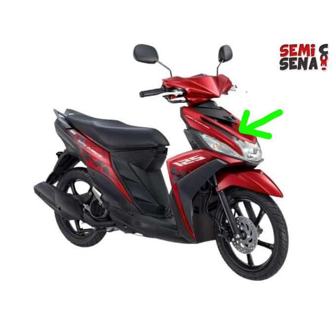 Cover Dasi Tameng Yamaha Mio M3 Warna Merah Marun