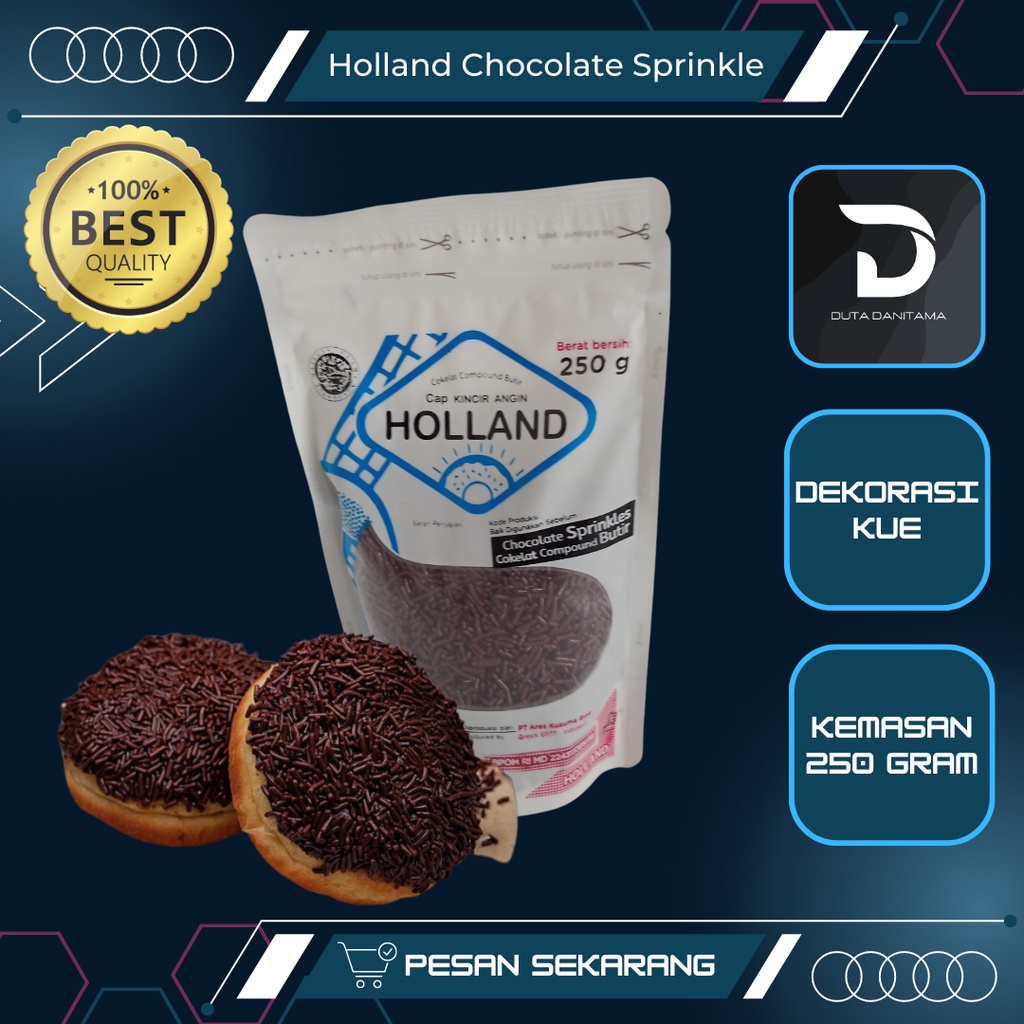 

Holland chocolate sprinkle 250 gr