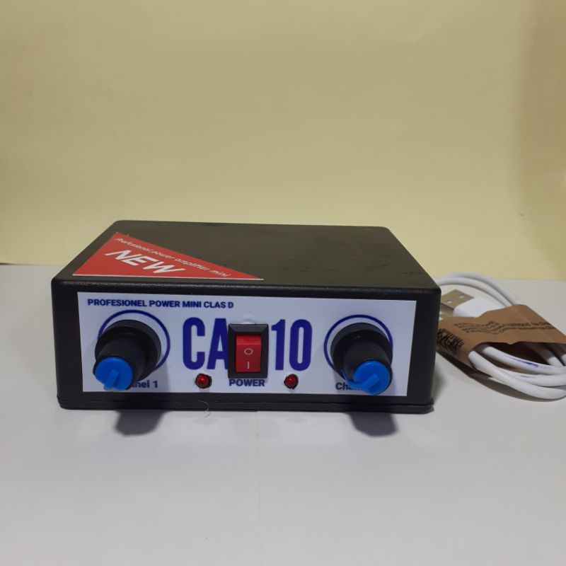 POWER AMPLIFIER CA 10  MINI 2 CHANNEL MINIATUR