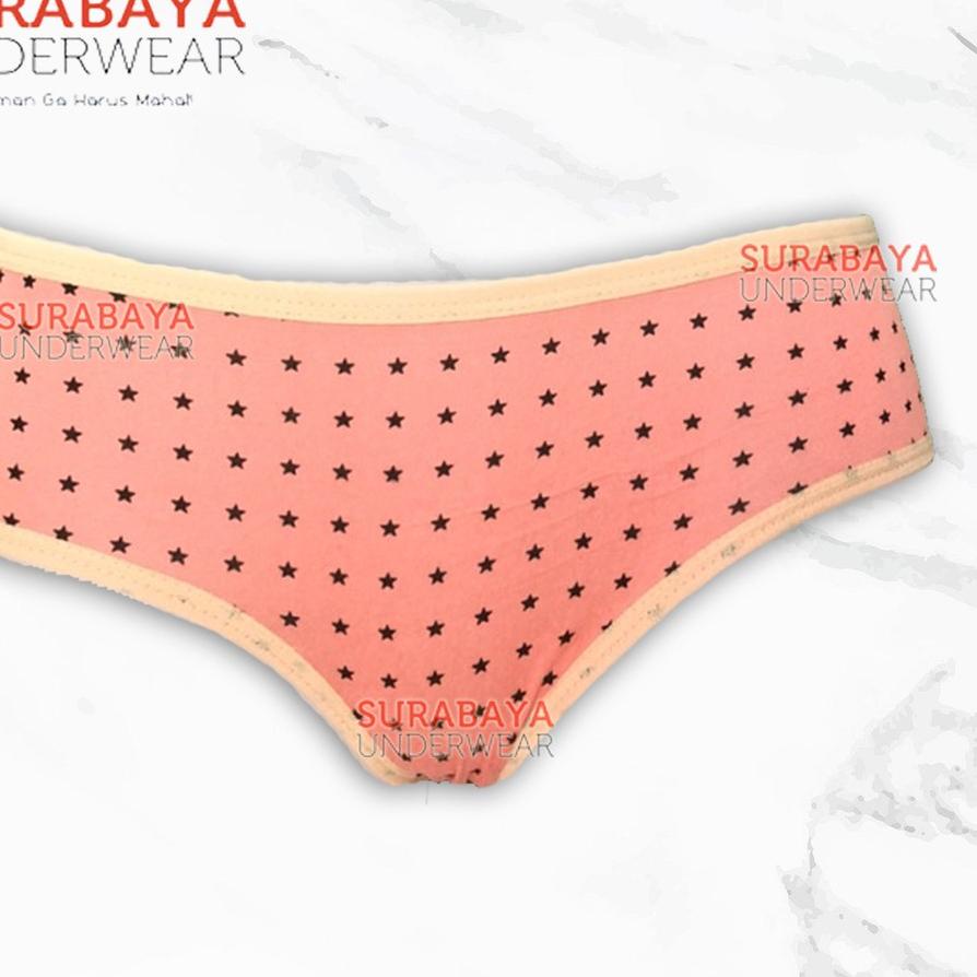 Terbaru  3 PCS CD WANITA LIST MOTIF BINTIK produck vyralral