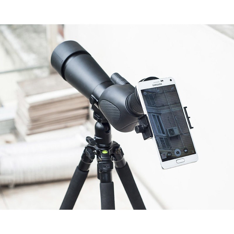 Mount Universal Smartphone ke Teropong Monokular - Black