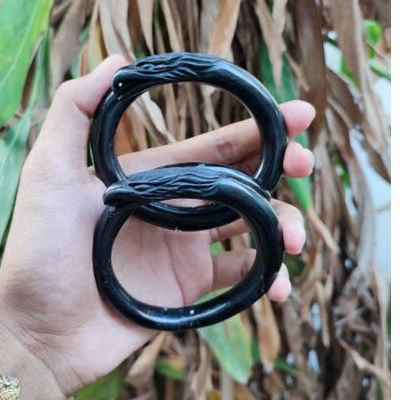 gelang akar bahar ukir elang