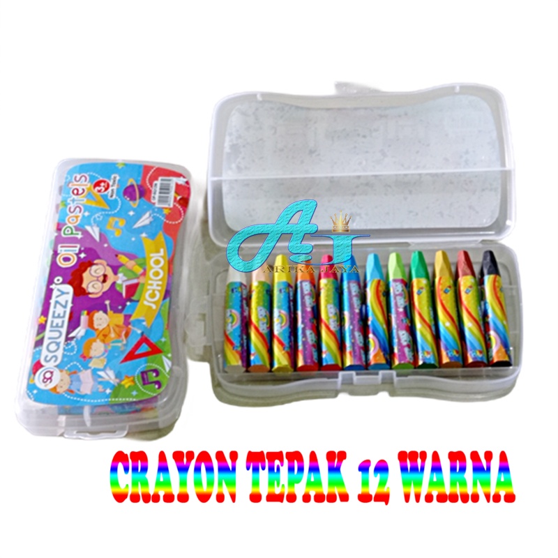 

CRAYON LENGKAP 1 SET ANTI AIR KRAYON 12 WARNA