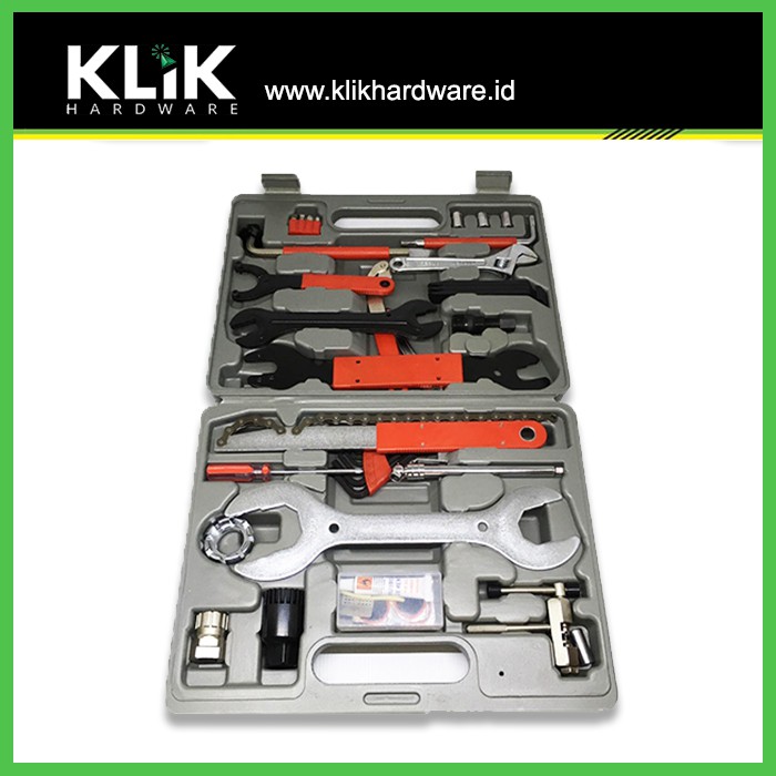 Jual Universal Bicycle Tool Kit Set 44 Pcs Toolset Kunci Peralatan