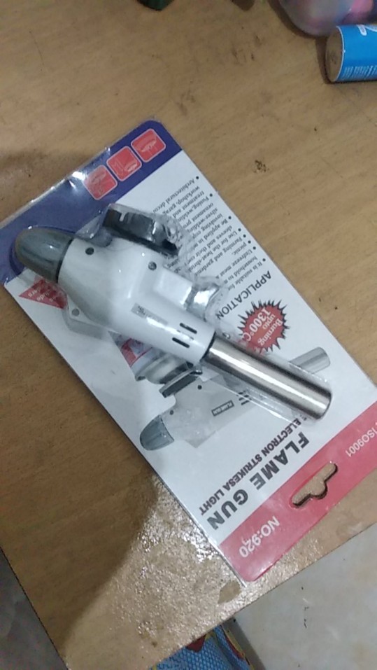 Portable Pematik Api Gas Torch Butane Flame Gun Fire