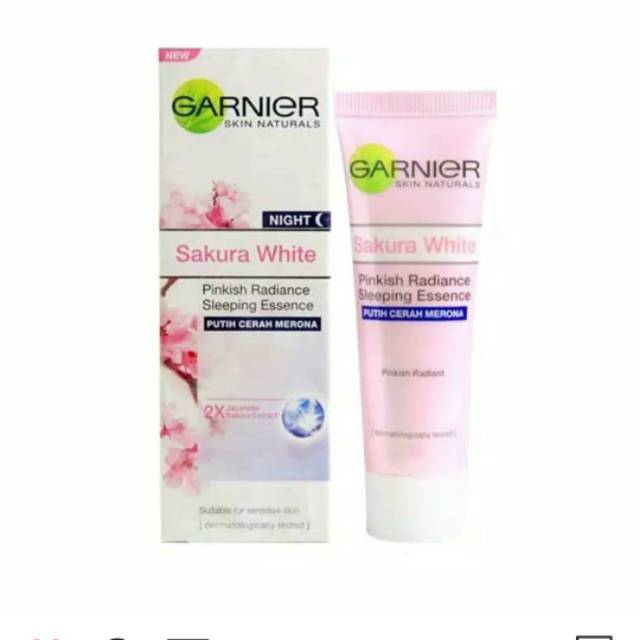 GARNIER SAKURA WHITE PINKISH RADIANCE SLEEPING ESSENCE NIGHT 20ml