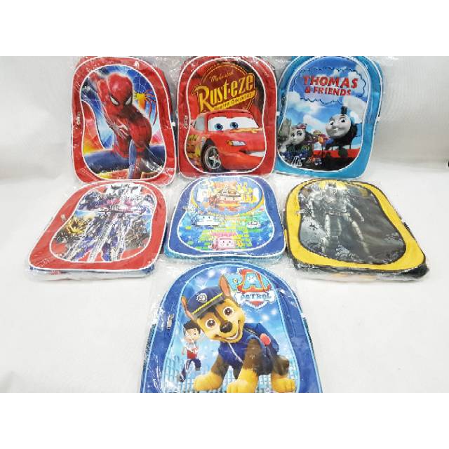 Tas sekolah Tk karakter Kualitas Eksport MODEL RANSEL / grosir tas sekolah