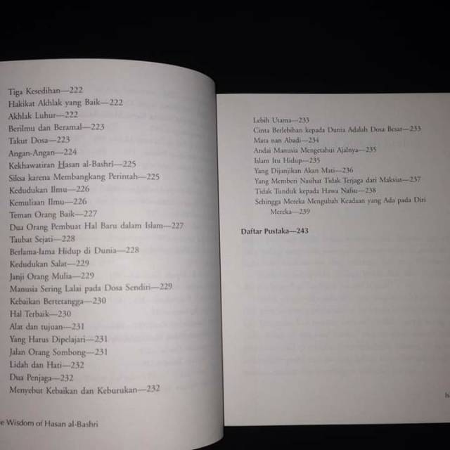Mata Air Spiritual Islam The Wisdom Of Hasan Al Bashri Nasihat Nasihat Penenang Hati Hasan Basri Shopee Indonesia