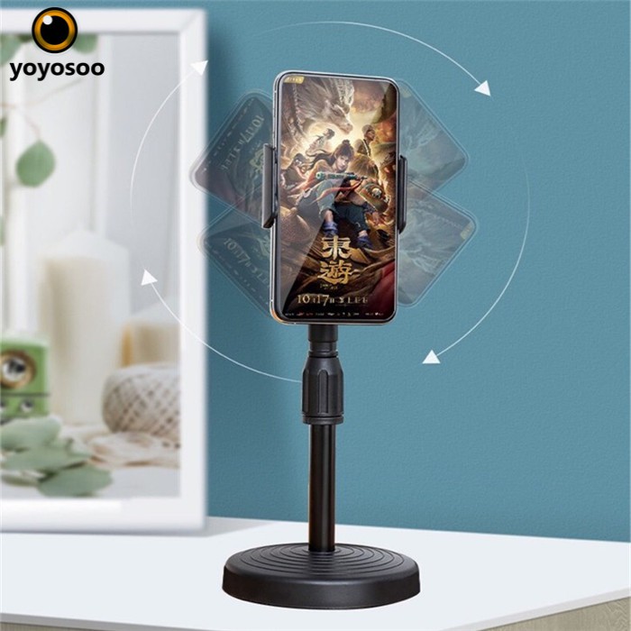 Broadcasting Stand Holder Putar 360° Phone Holder Portable-yoyosoo