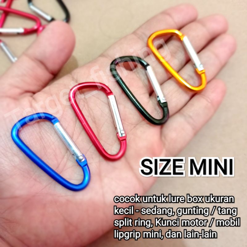 Carabiner / Gantungan Box lure &amp; Lipgrip dll