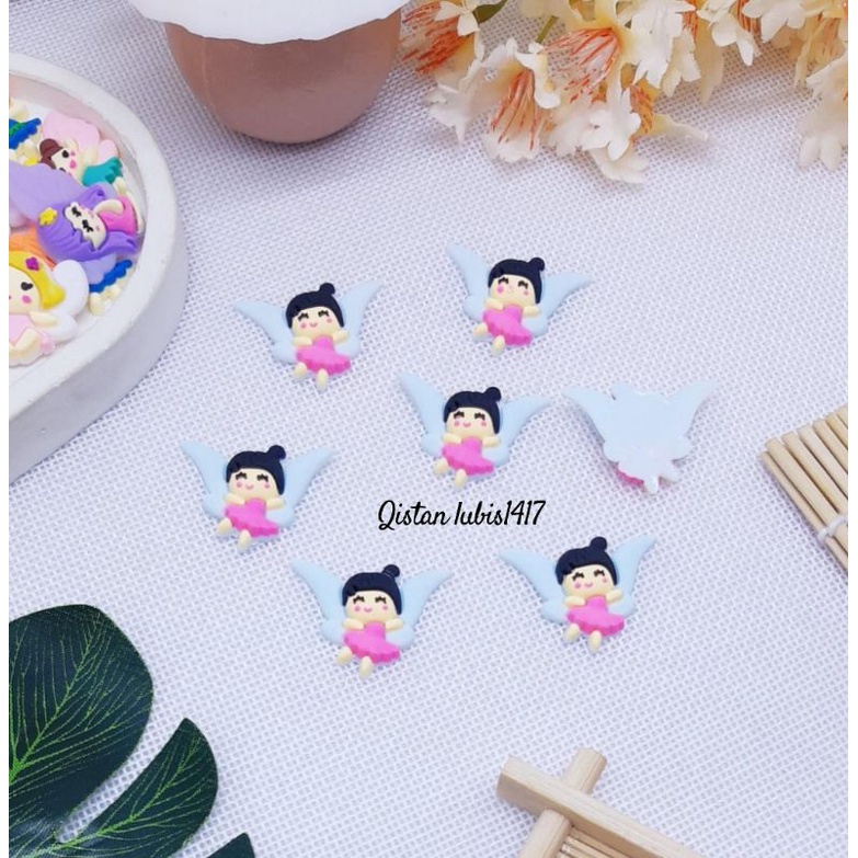 Miniatur clay polymer angle flatback 1pcs