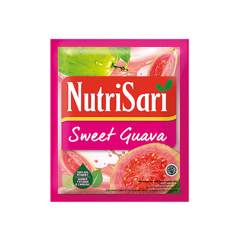 

Nutrisari Rasa Buah Sweet Guava | Sachet