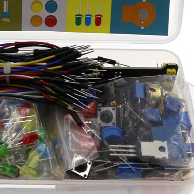 Btsg R3 Project Super Starter Kit Dengan Resistor Kapasitor Buzzer LED Untuk