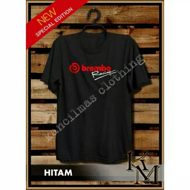 KAOS BREMBO RACING SIMPLE KEREN