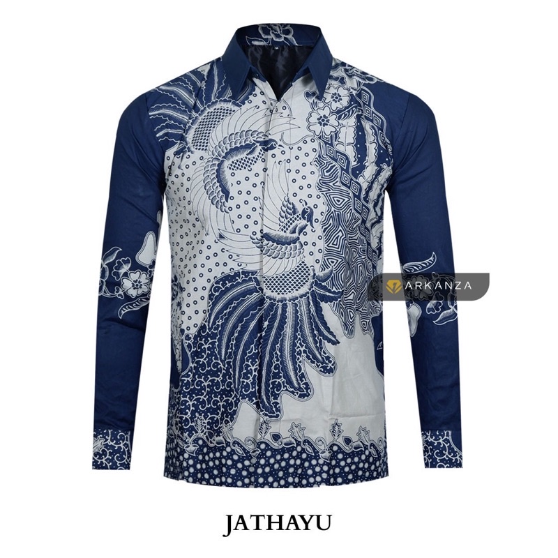 BATIK ARKANZA Motif Jathayu Baju Batik Pria Slimfit