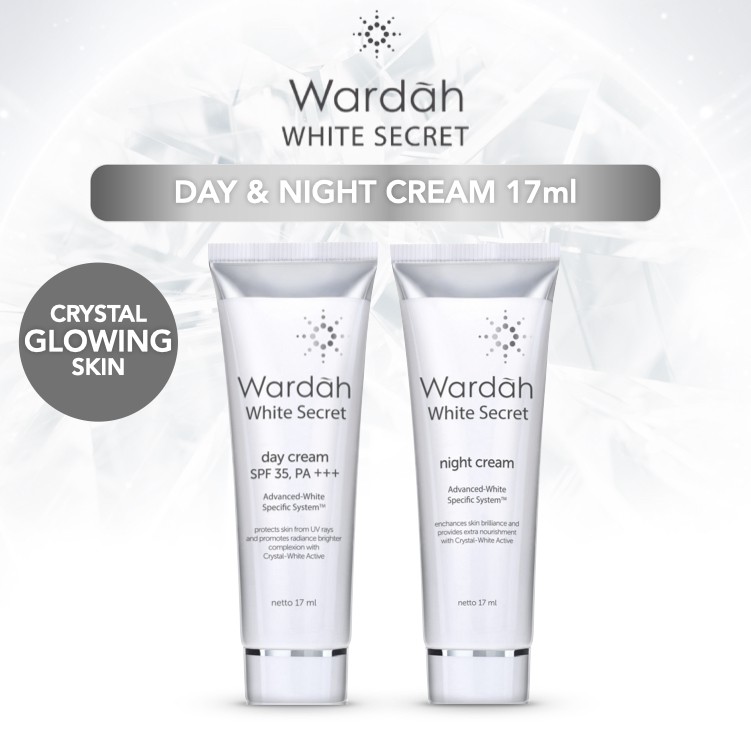 White Secret Day and Night Cream Siang Malam Wardah Tube