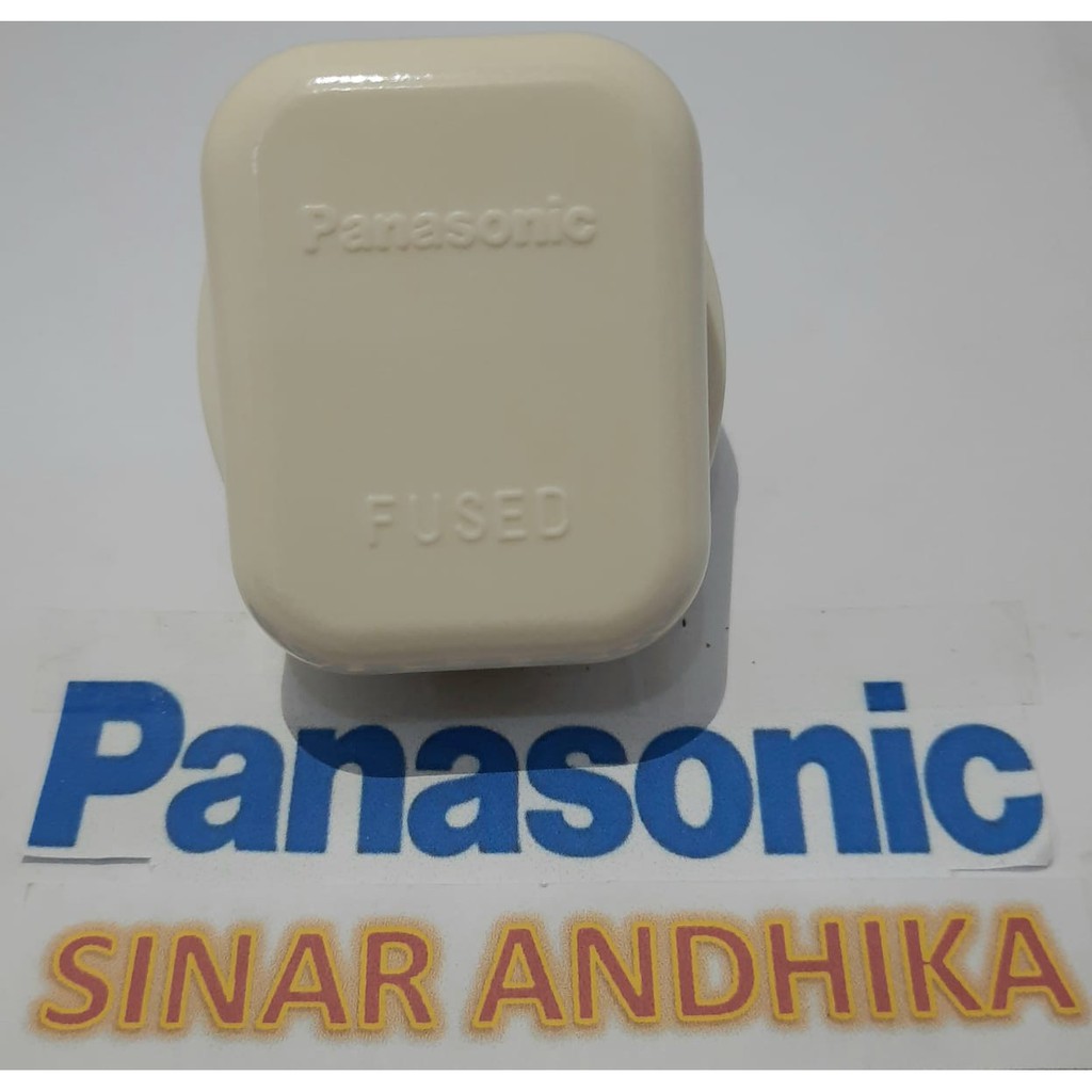 STEKER STOP KONTAK AC PANASONIC ADA SEKERING 13A (ONLY STEKER) WEJ 9111W