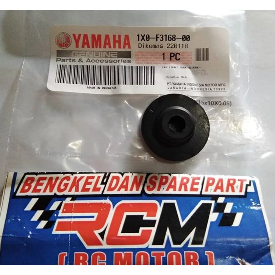 KARET TUTUP AS BATANG SKOK SHOCK SOK DEPAN DPN RX KING RXKING RXS RX SPESIAL SPECIAL CAP FRONT FORK 1XO-F3168-00 1X0-F3168-00 ORI ORIGINAL YAMAHA YGP ASLI HRGA PERBIJI