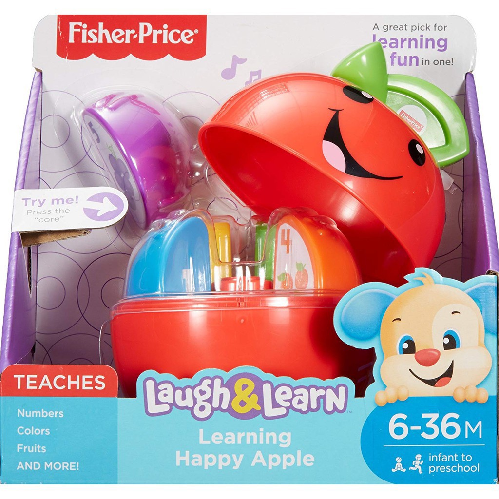 Mainan Fisher Price Laugh &amp; Learn Learning Happy Apple