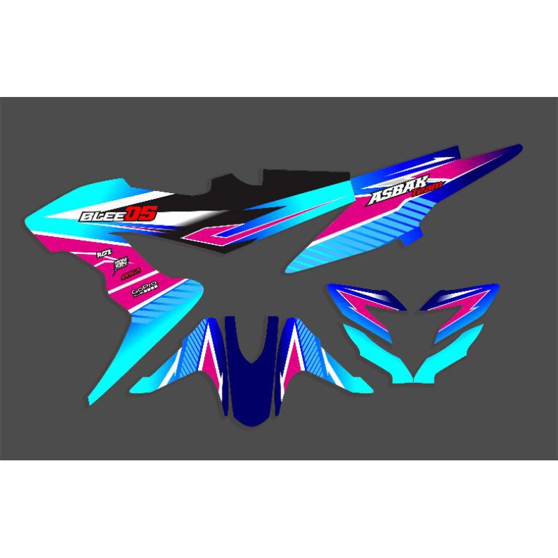 DEKAL STICKER DECAL HONDA SONIC NEW Orajet